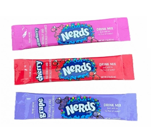 NERDS SUGAR FREE VARIETY DRINK MIX PACKS 2.7G - STRAWBERRY